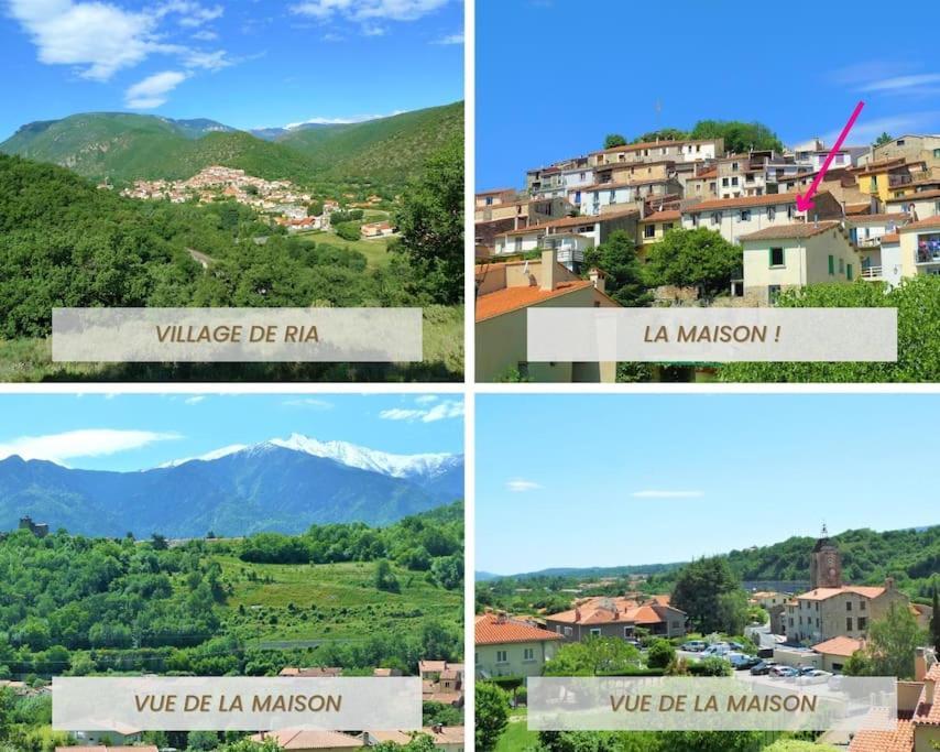 Maison 4 Pers Avec Jardin Au Pied Des Montagnes Ria Exterior foto